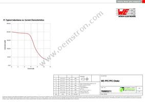 760805211 Datasheet Page 2