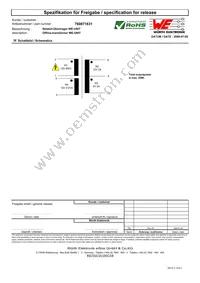 760871631 Datasheet Page 2