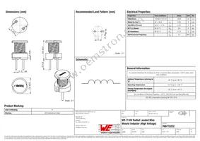 768772222 Datasheet Cover