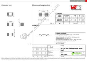 782423700 Datasheet Cover