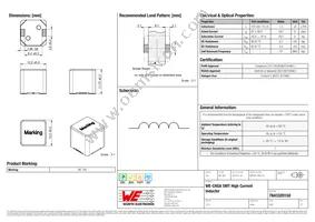 7843320150 Datasheet Cover