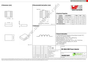 784383210047 Datasheet Cover