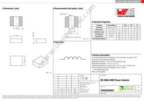 784383220047 Datasheet Cover