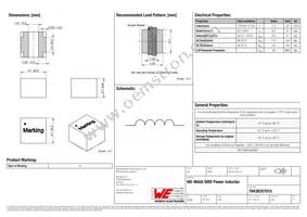 78438357015 Datasheet Cover