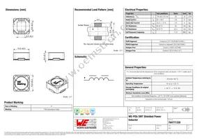 784771330 Datasheet Cover