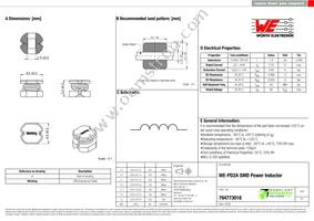 784773018 Datasheet Cover