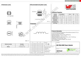 784775127 Datasheet Cover