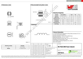 784775212 Datasheet Cover