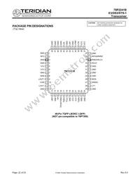 78P2241B-IGT/F Datasheet Page 22