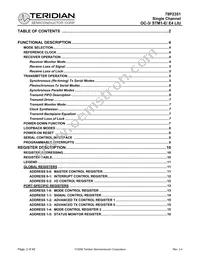 78P2351-IGTR/F Datasheet Page 2