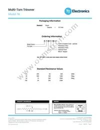 78PBWR50KLF Datasheet Page 2