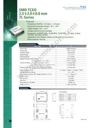 7L-40.000MDS-T Datasheet Cover