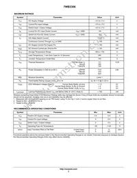 7WB3306CMX1TCG Datasheet Page 3