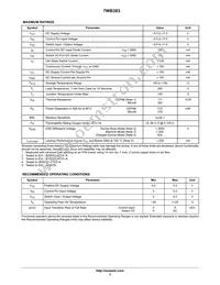 7WB383CMX1TCG Datasheet Page 3