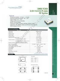 7Z26000001 Datasheet Cover