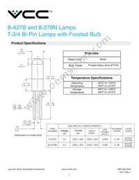 8-A278 Datasheet Cover