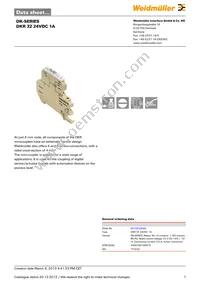 8016620000 Datasheet Cover