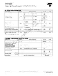 80CPQ020 Datasheet Page 2