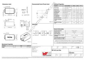 810913010 Datasheet Cover