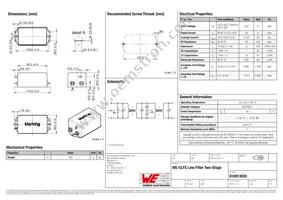 810913020 Datasheet Cover