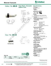 82000000205 Datasheet Cover