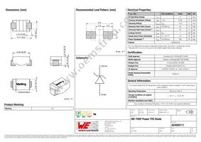 824500111 Datasheet Cover