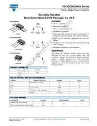 82CNQ030ASM Datasheet Cover