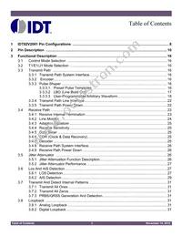 82V2081PP8 Datasheet Page 3