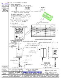 830AS12080 Datasheet Cover