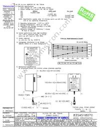 835AS18070 Datasheet Cover