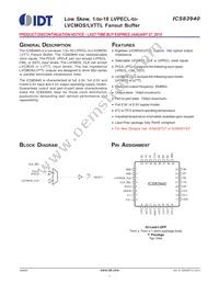 83940BYLFT Datasheet Cover