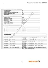 8398940000 Datasheet Page 2