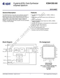 841202BK-245LFT Datasheet Cover