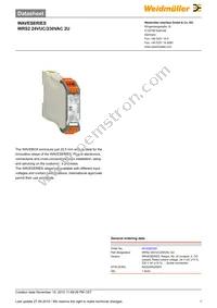 8418320000 Datasheet Cover