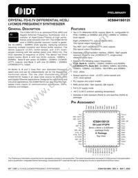 841S012BKILFT Datasheet Cover