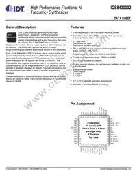 8430002AYLFT Datasheet Cover