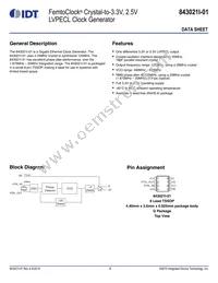 843021AGI-01LFT Datasheet Cover