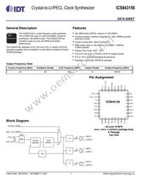 843156AKLFT Datasheet Cover