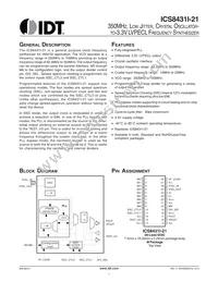 8431AMI-21LFT Datasheet Cover