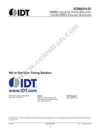 8431AMI-21LFT Datasheet Page 18