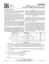 84330BYLFT Datasheet Page 2