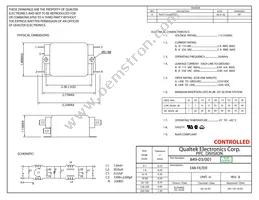 849-03/001 Datasheet Cover