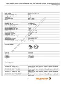 8516980179 Datasheet Page 2