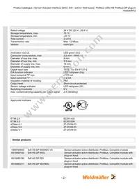 8516980181 Datasheet Page 2