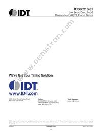 85210AY-31LFT Datasheet Page 15