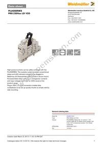 8530671001 Datasheet Cover