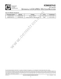 85357AGI-01LFT Datasheet Page 12