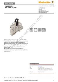 8536471001 Datasheet Cover