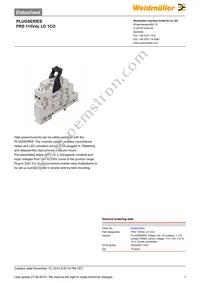 8536510000 Datasheet Cover