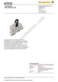 8536610000 Datasheet Cover